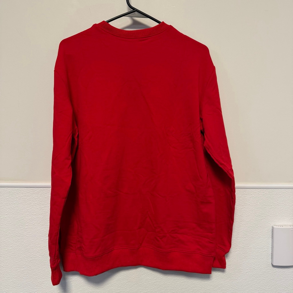 Chiefs Football Women's Red & Yellow Pullover Sweatshirt Large Girly NEW NWOT - Picture 3 of 11